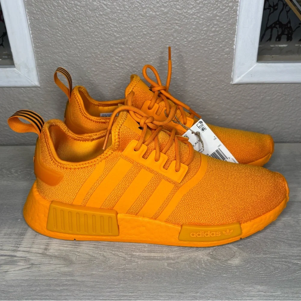 NWB Adidas Originals NMD R1 Womens Running Boost Bright Orange Gv9439 - Picture 7 of 13